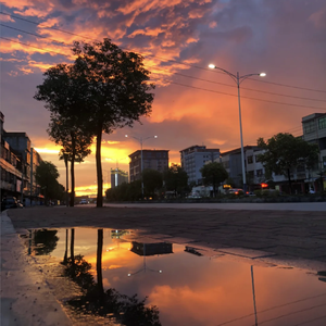 两根黑捧一前一后
