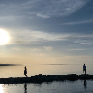 两根黑捧一前一后
