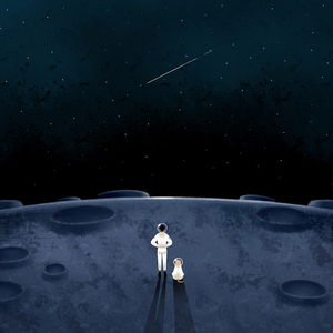 两根黑捧一前一后
